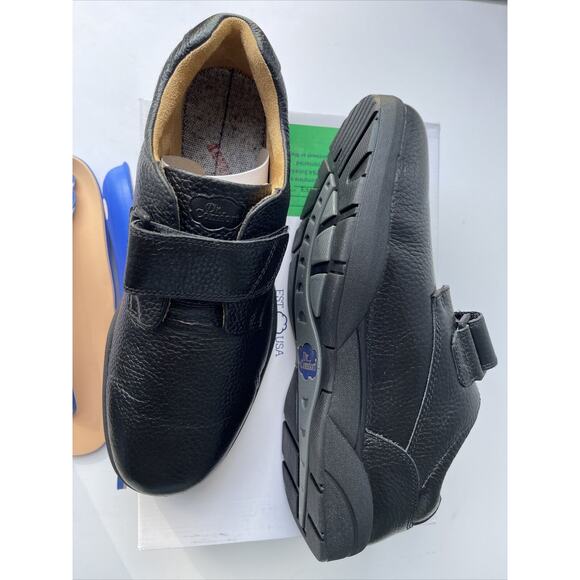 Dr Comfort Diabetic Shoes William Black Leather Casual 6310 Men\'s Size 12.5 W main image 5